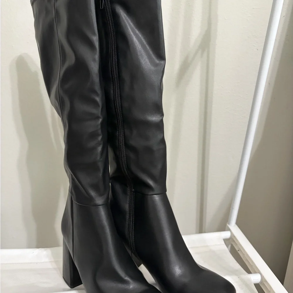 Madden Girl Black Over-the-Knee Boots